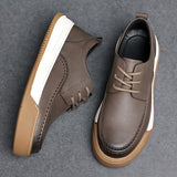 Men's Shoes Leather Casual Shoes High quality Wear-Resistant Sneakers Brand Italian Designer Flat Loafers Driving Shoes