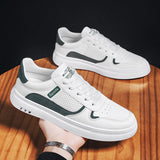 Men's Sports Casual Shoes Fashion Versatile Student Sneakers Trend Lace Up Flat Comfort Casual Shoes