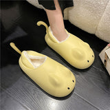 Women's Heels Casual Female Sneakers Woman-shoes Shoes Slip-on Roses Fashion Rome Short Plush Basic Med PU with Shoes Women