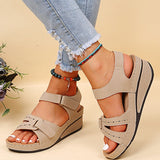 Wedge Heeled Sandals Women Summer  Casual Open Toe Platform Gladiator Sandals Woman Plus Size 43 Non Slip Beach Shoes Mujer