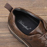 40~46 Casual Shoes Men Fashion Brand Comfortable  Leather Shoes Men #Al726