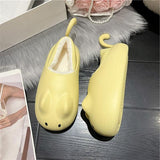 Women's Heels Casual Female Sneakers Woman-shoes Shoes Slip-on Roses Fashion Rome Short Plush Basic Med PU with Shoes Women