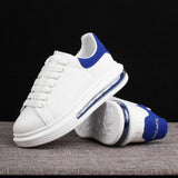 Luxury Men's Shoes 35~44 Designer Fashion Brand Men Vulcanized Couple Lace-up White Casual Shoes Women Sneakers Real air cushion