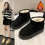 New Classic Thickened Fluff Women's Snow Boots Comfortable Warm Ankle Boots Women Winter Ladies Shoes Chunky Botas Mujer