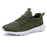 Damyuan Men's Running Shoes Knitting Mesh Breathable Shoes Men Sneakers Male Casual Jogging Men Sport Shoes