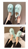 Women's Heels Casual Female Sneakers Woman-shoes Shoes Slip-on Roses Fashion Rome Short Plush Basic Med PU with Shoes Women
