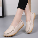 shoes Women Flats Ballet Shoes Woman Cut Out Leather Breathable Moccasins ladies Boat Shoes Ballerina female Casual Shoes