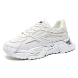 Trendy Green Mens Fashion Sneakers  Superstar Shoes Streetwear Men's Chunky Sneakers Casual Designer Platform Mens Trainers