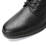 Autumn/ Winter Men Boots Zip Lace-up Ankle Boots Smart Business Work Office Dress Shoes  Man Shoes