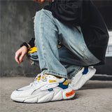 Fashion Platform Sneakers Men Street Hip Hop Casual Sneakers Men Summer Breathable Mesh Male Jogging Shoes Zapatos Hombre