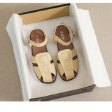 women's flat sandals fashion brand design Banquet and work office summer outdoor outing sandals Plus size shoes 41-43