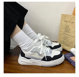 Pphmm Designer Platform Women's Sneakers Lace Up Flats Shoes Sneakers Spring Autumn Woman Casual Tennis Sports Shoes Female