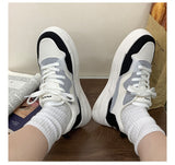 Pphmm Designer Platform Women's Sneakers Lace Up Flats Shoes Sneakers Spring Autumn Woman Casual Tennis Sports Shoes Female